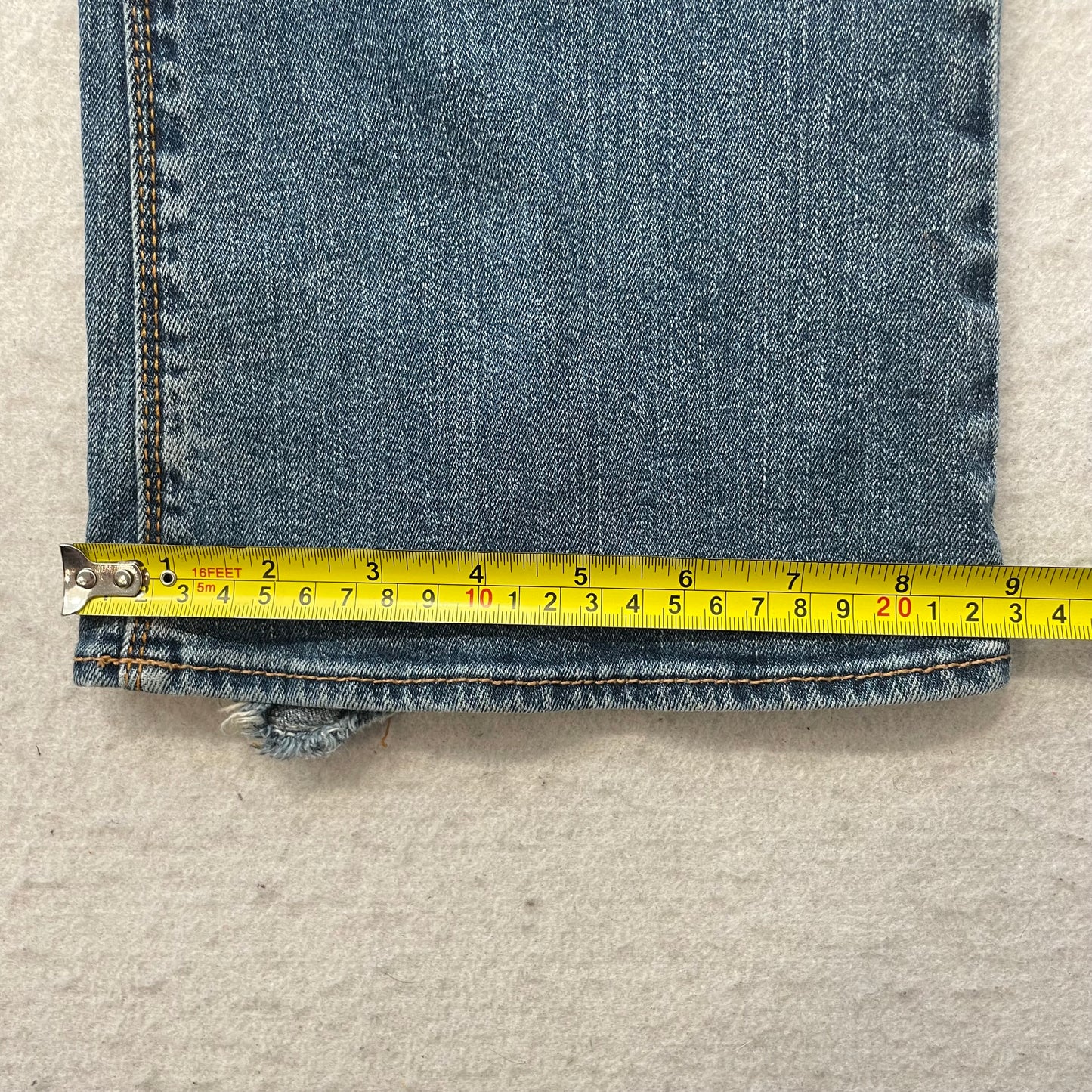 American Eagle Oufitters Women's Blue Denim Low-Rise Bootcut Jeans Classic Size 30