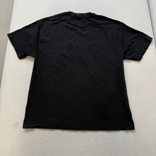 Metal Mulisha Men's Black Cotton T-Shirt Short Sleeves Graphic Logo Tee Size XL