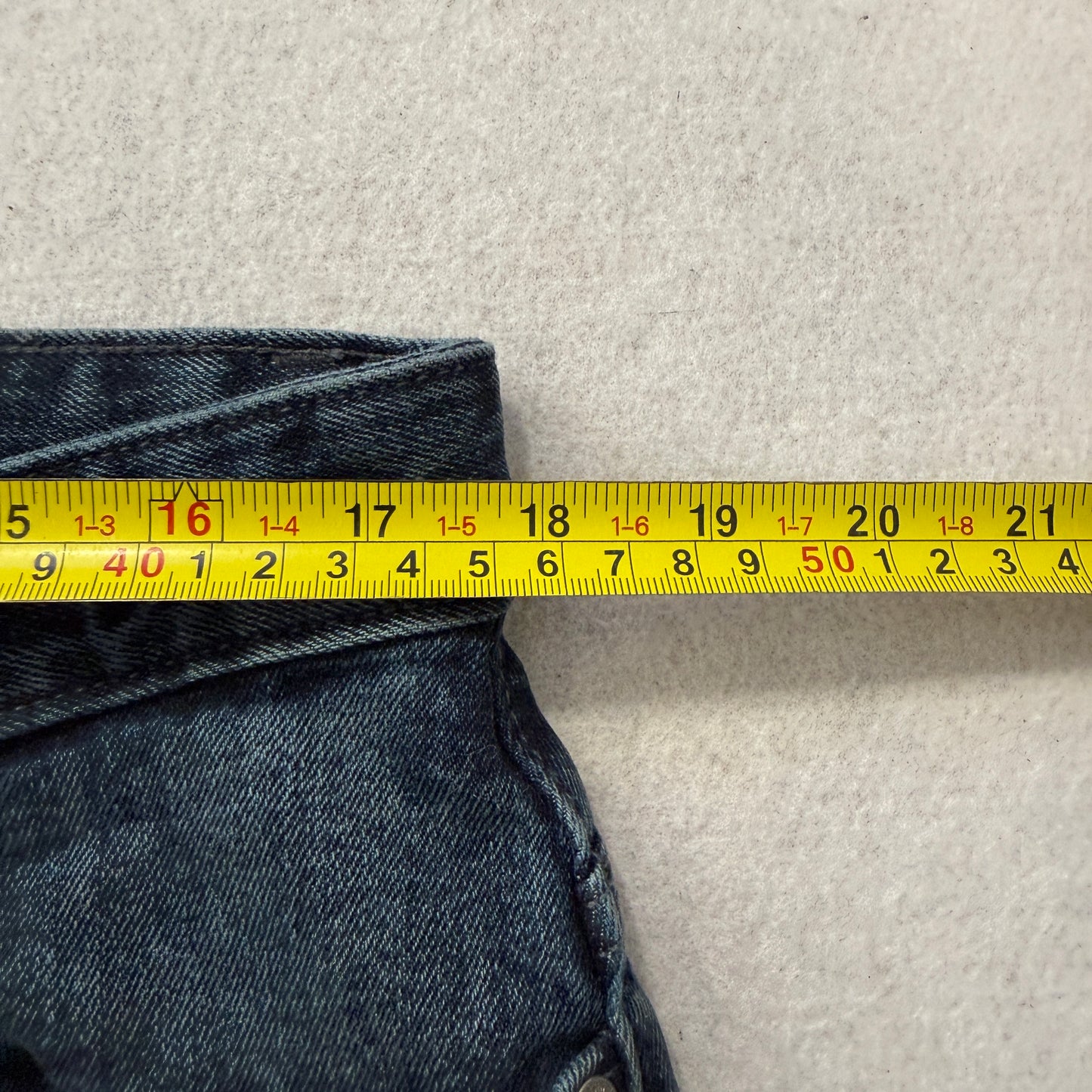 Calvin Klein Men's Blue Straight Fit Denim Jeans Classic Pockets Y2K Size 34x30