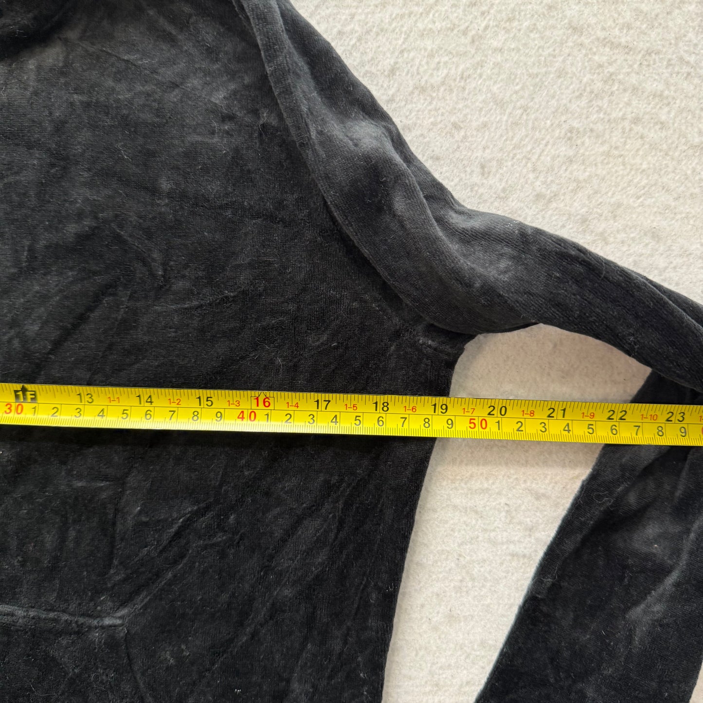 Vtg Juicy Couture Scottie Dogs Black Velour Tracksuit Set Hoodie & Pant Size S