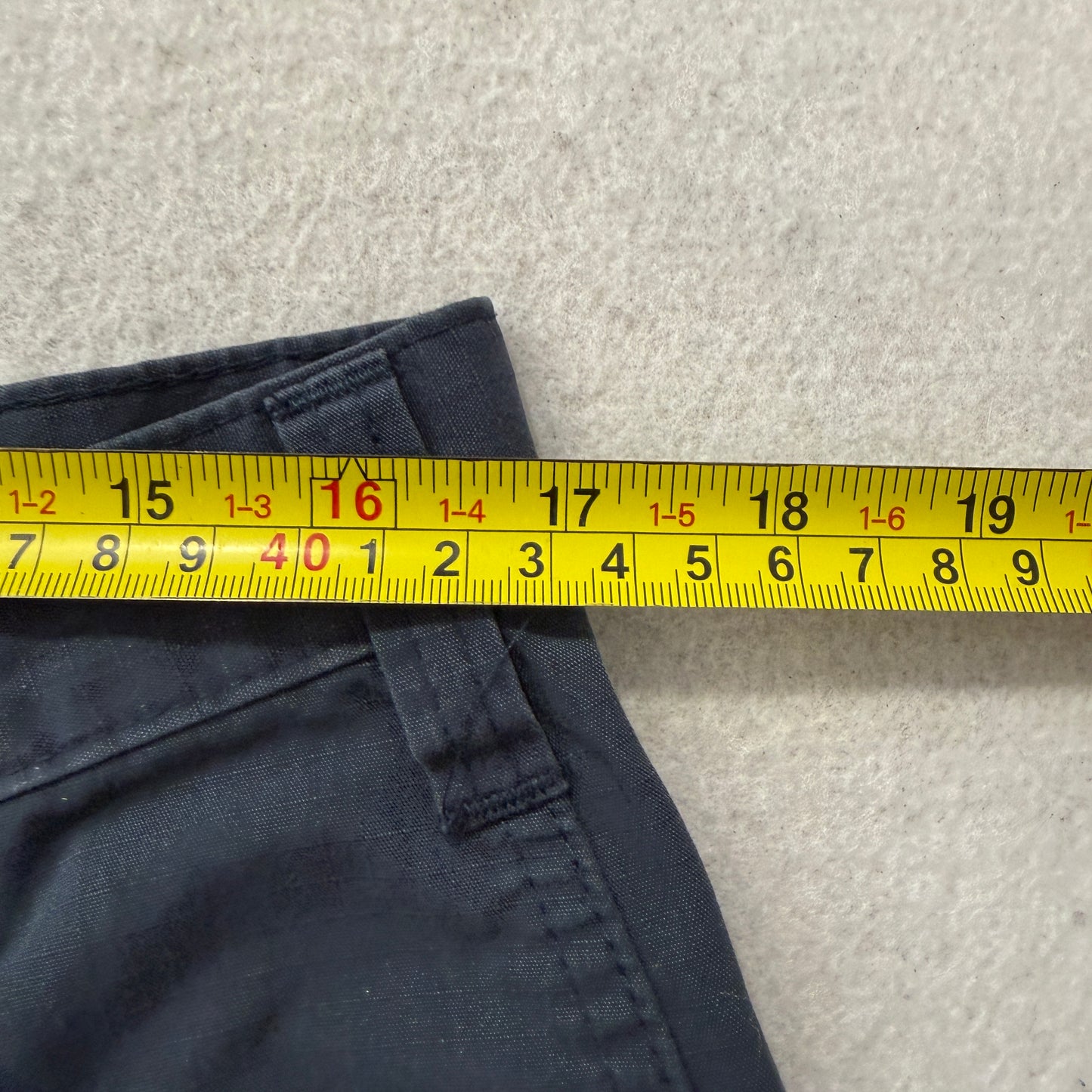Carhartt Men's Navy Blue Cotton Chino Pants Loose Fit Pockets Classic Size W34
