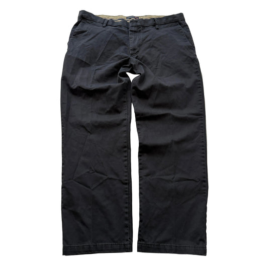 Dockers Flex Comfort Men's Black Flat Front Straight Fit Chino Pants Size W37