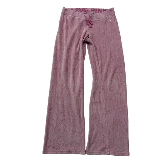 Vintage Victoria’s Secret Pink baby pink “Love Pink” flare pants size S