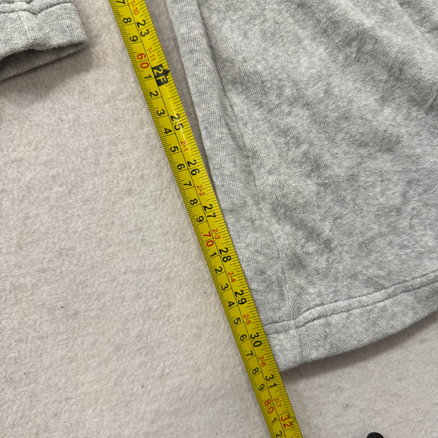 Juicy Couture Women Heather Gray Terrycloth Bell Bottom Flare Track Pant Size XL