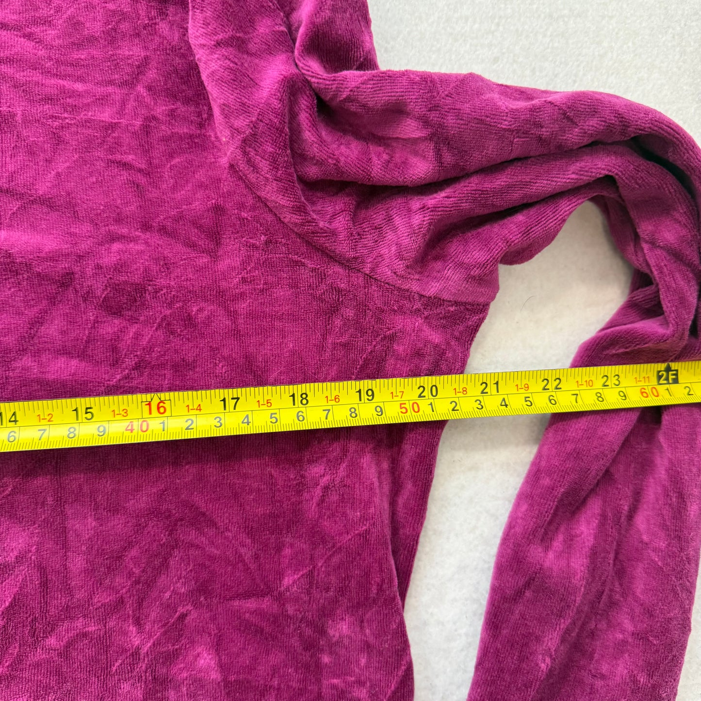Juicy Couture Women's French Plum Velour Zip Up Hoodie Loungewear Preppy Size XL