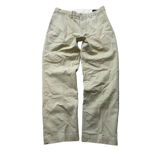 Polo Ralph Lauren Men's Khaki Chino Pants Straight Leg Pockets Classic Size W32