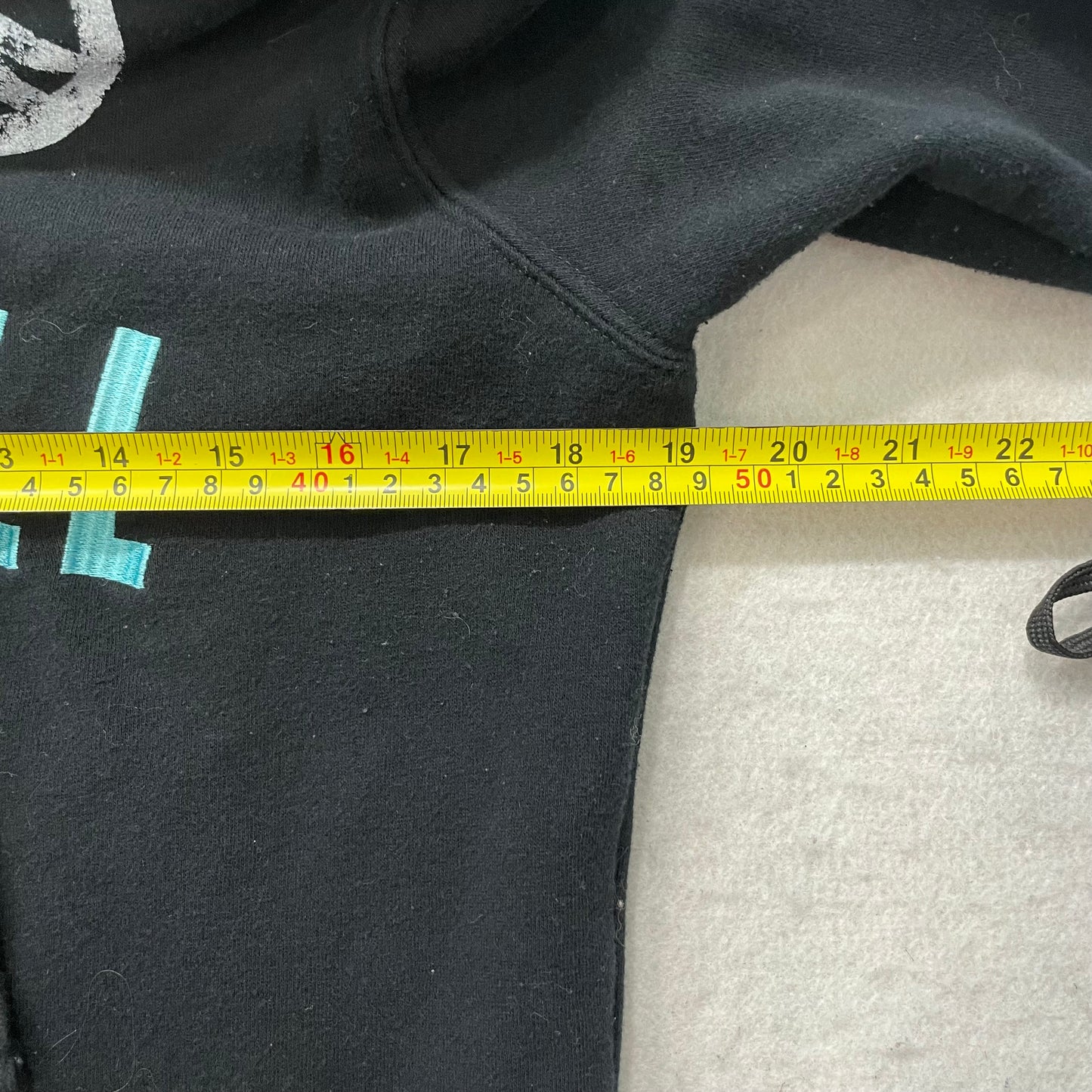 O'Neill Women's Black Cotton Full Zip Hoodie Split Kangaroo Pockets Logo Size XL