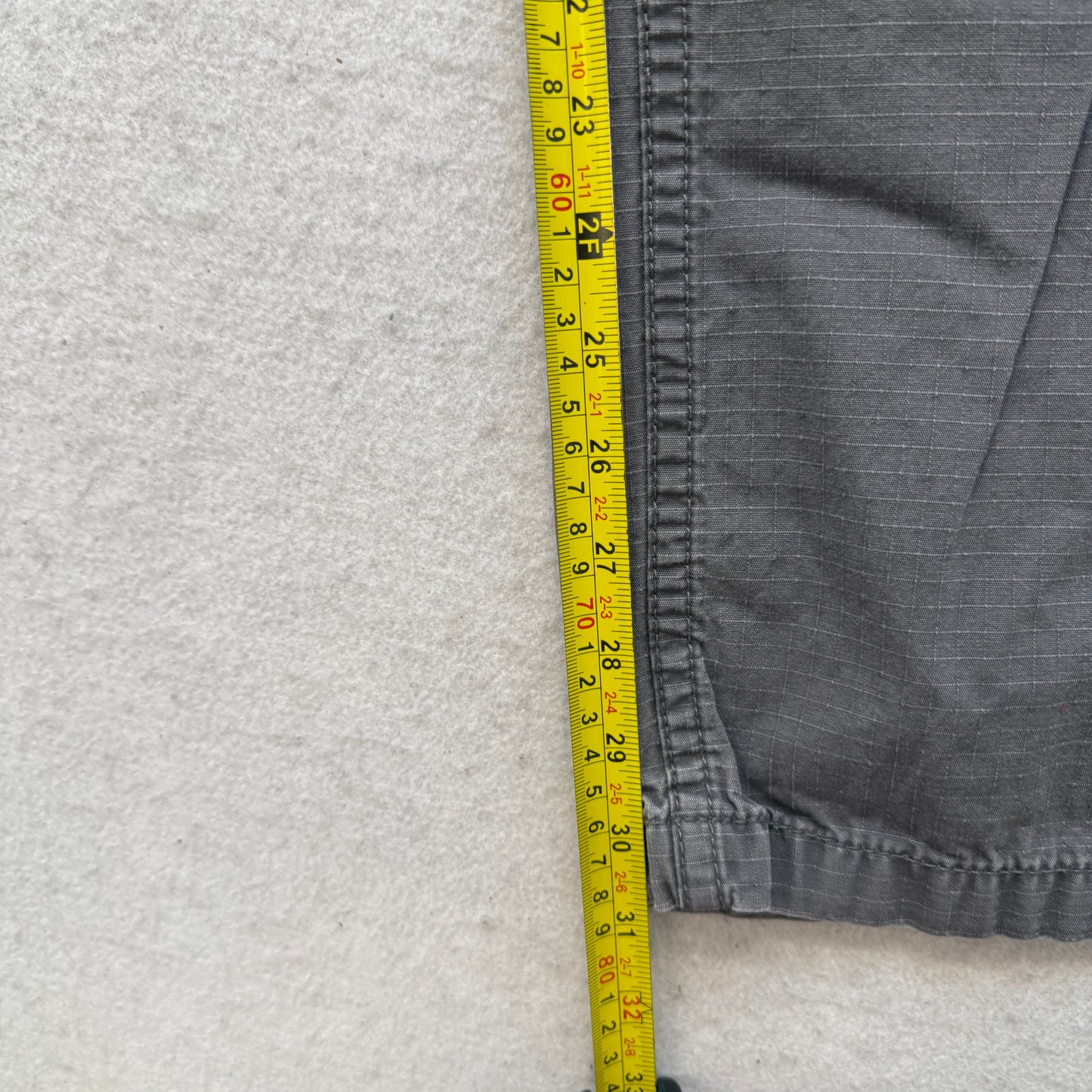 Carhartt Force Men's Gray Ripstop Tappen Cargo Pants Workwear Relaxed Fit Size 36x32