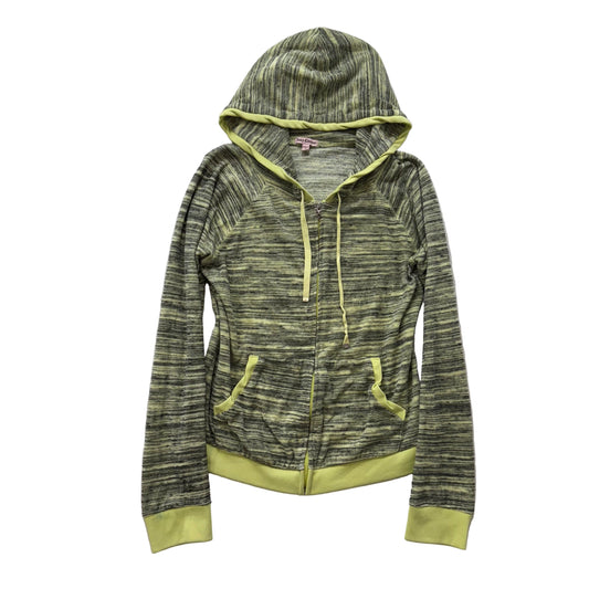 Vintage Juicy Couture textured knit design hoodie jacket size S