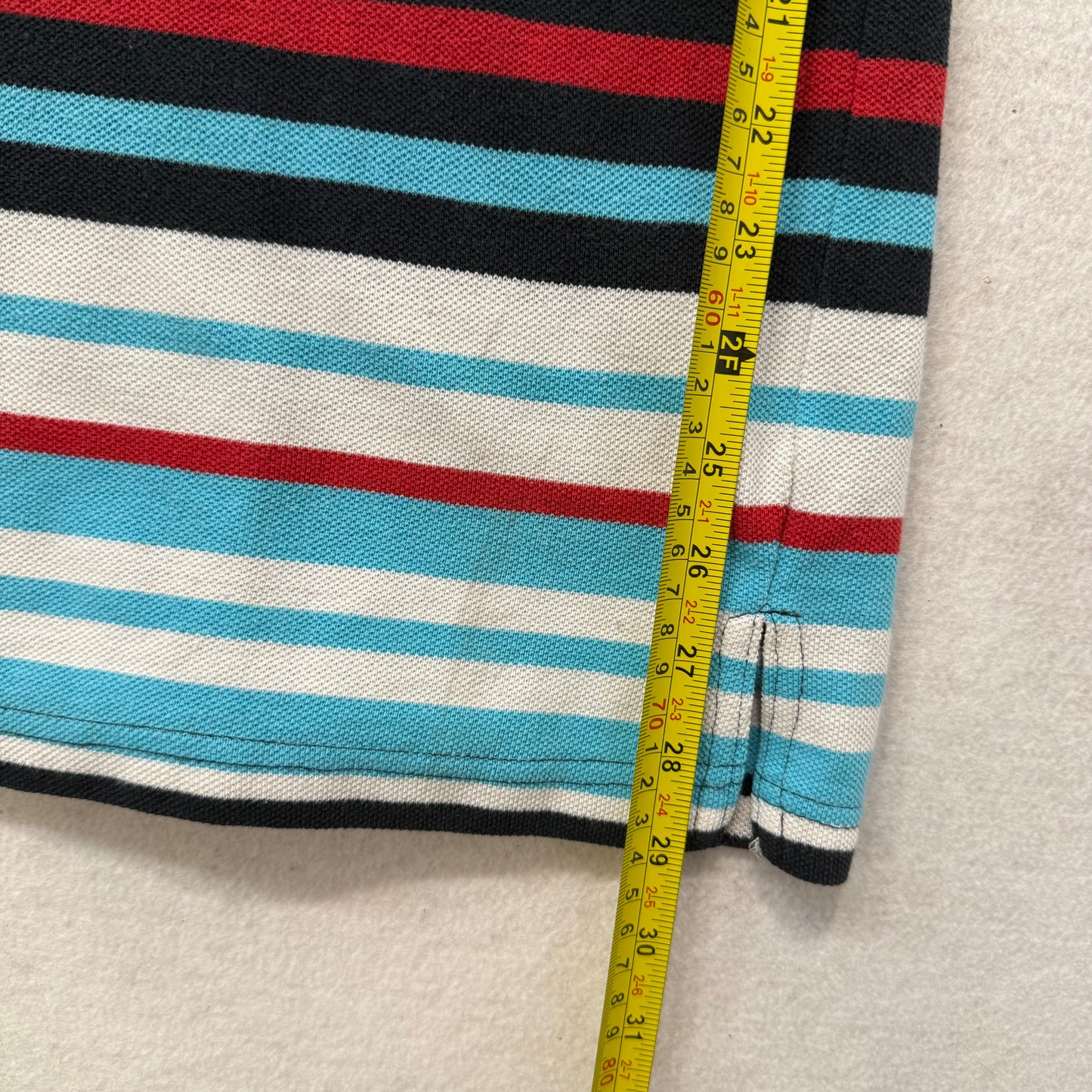 Coogi Australia Men's Multicolor Striped Cotton Short Sleeve Polo Shirt Size 2XL