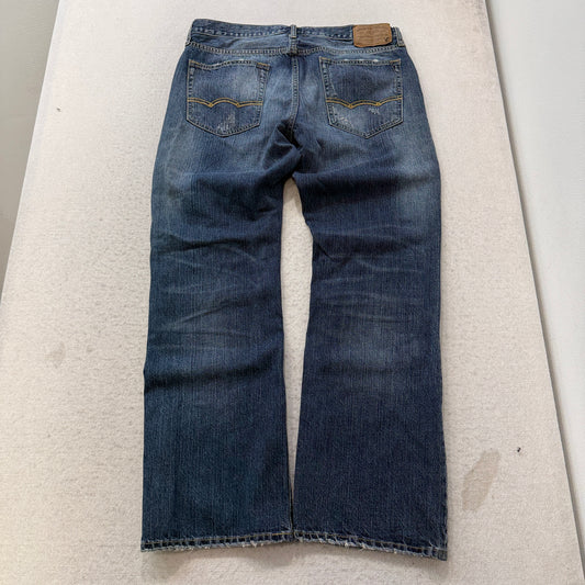 American Eagle Outfitters Made to Last Men's Blue Bootcut Denim Jeans Size W35