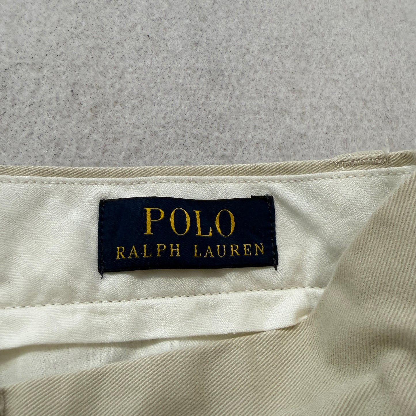 Polo Ralph Lauren Men's Khaki Chino Pants Straight Leg Pockets Classic Size W32
