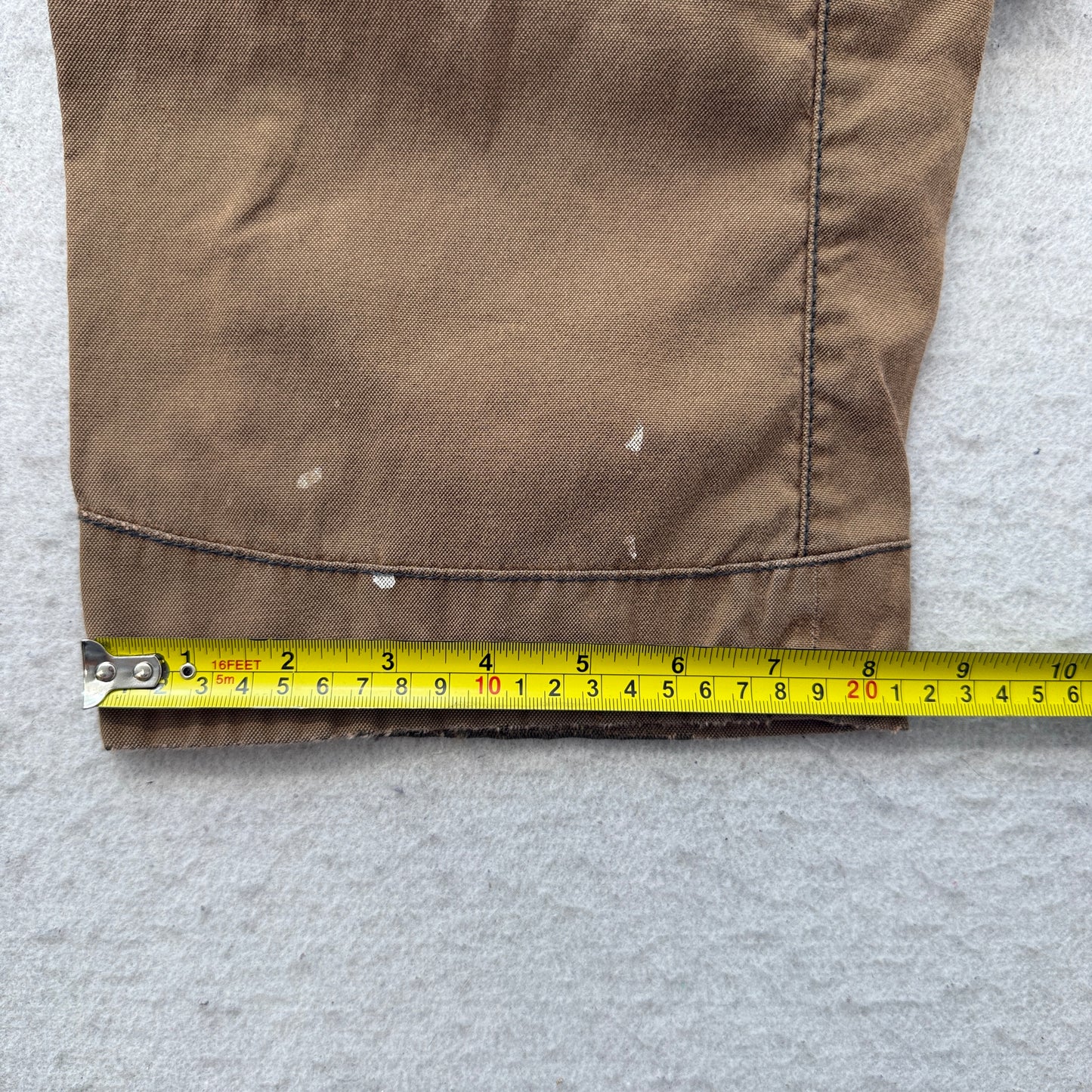 REI Men's Brown Canvas Cargo Pant Adjustable Waist Utility Workwear Size W30xL30