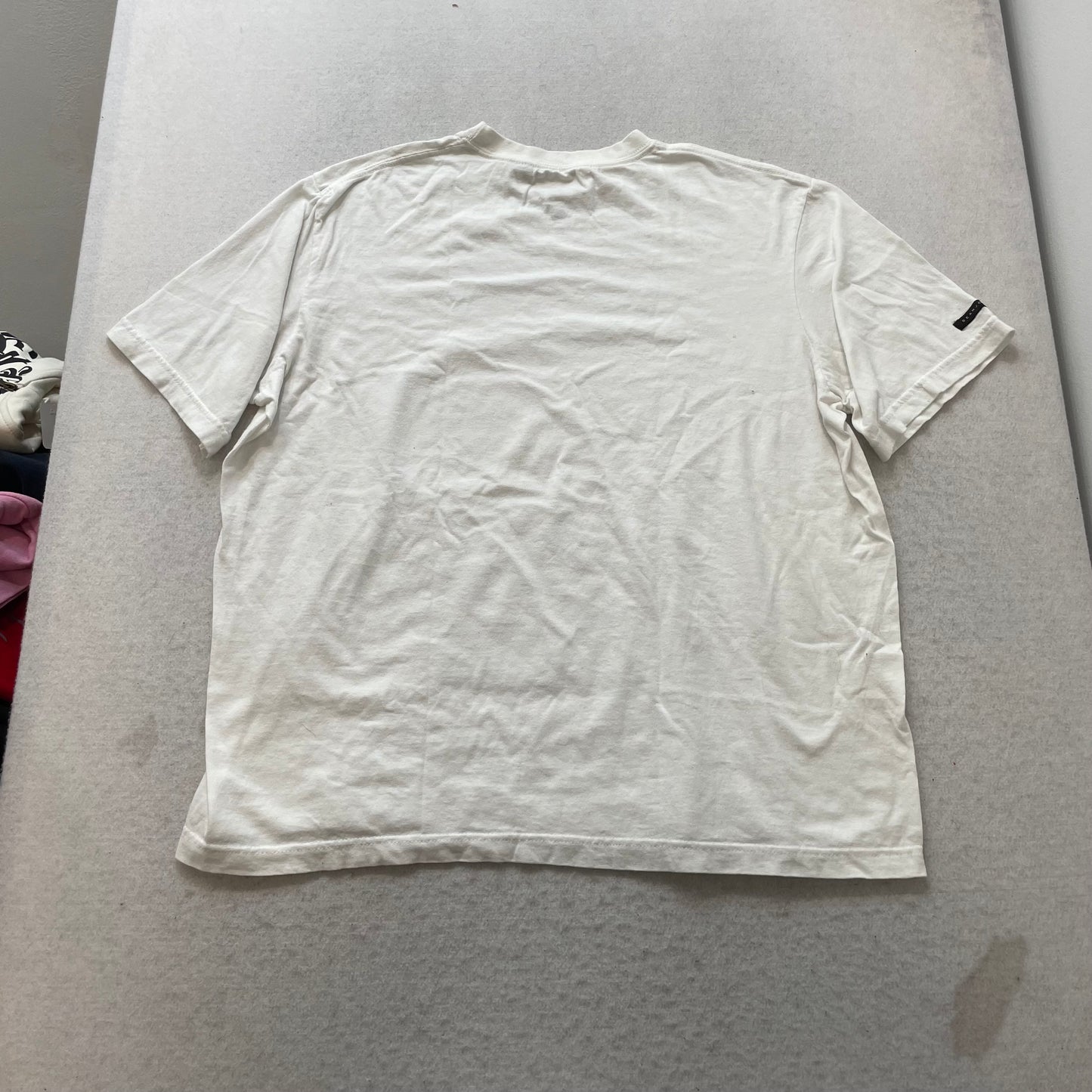 Sean John Platinum Status Men's White Cotton T-Shirt Studded Spell Out Size XL