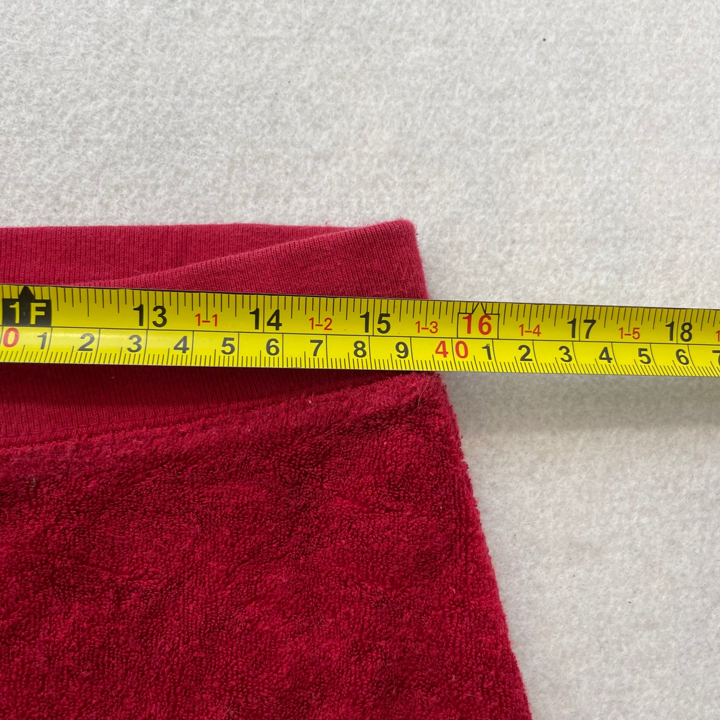 2003 Vintage Juicy Couture Women's Red Terry Cloth Mini Skirt Drawstring Size S