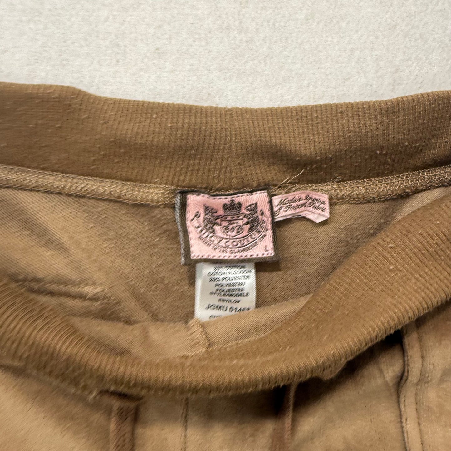 Vintage Juicy Couture Brown low rise flare pants with back snap pockets size L