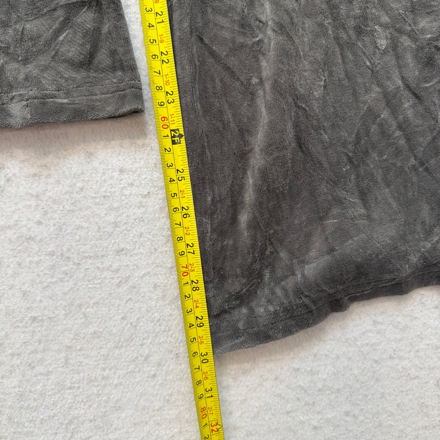 2003 Vintage Juicy Couture Women's Dark Charcoal Gray Flared Track Pant Size P