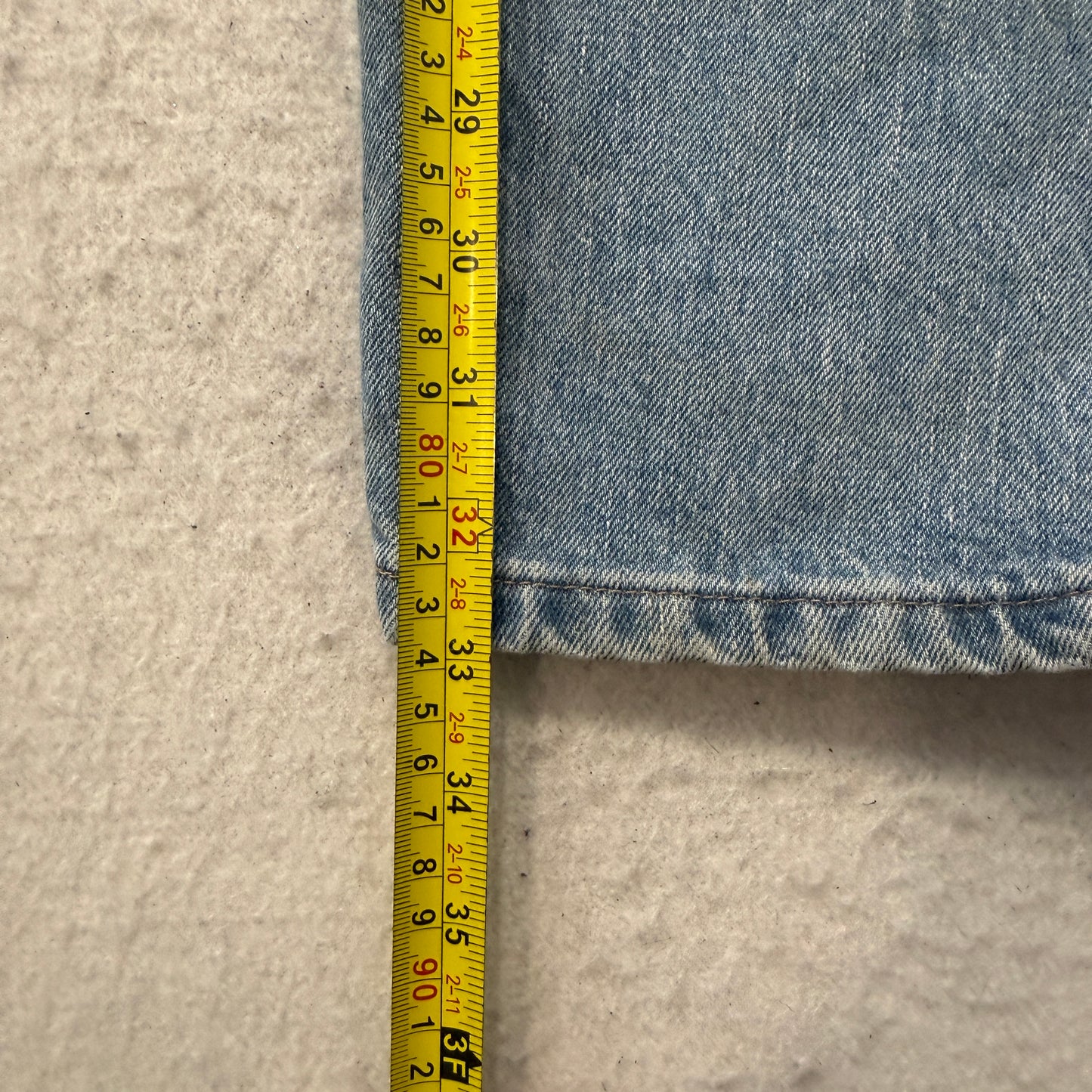 Bailey's Point Men's Blue Regular Fit Denim Jeans Zip-Fly Mid Rise Size 38x34