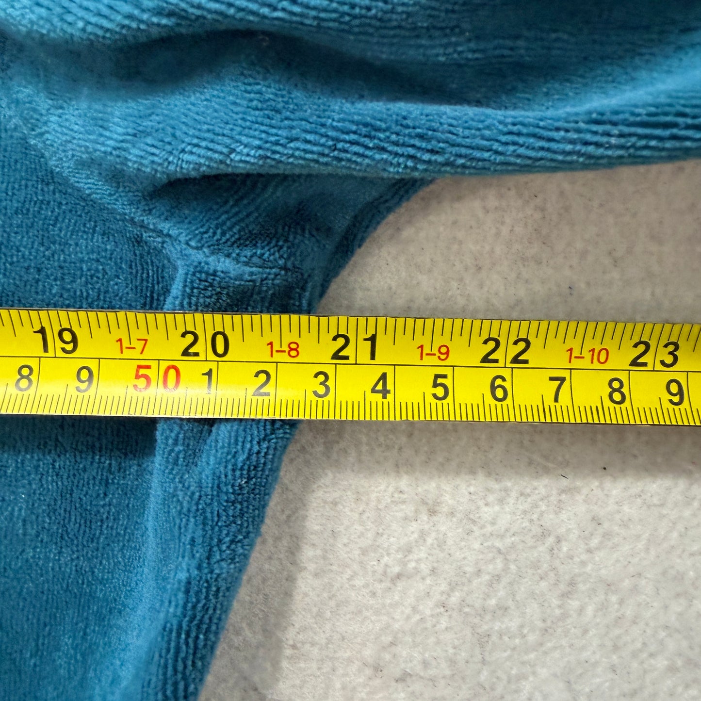 Vintage Juicy Couture Womens Teal Blue Velour Tracksuit Set Hoodie & Pant Size S