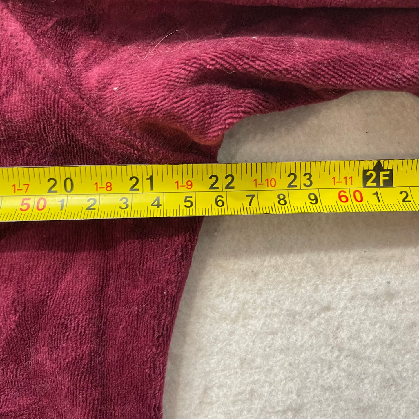Vintage Juicy Couture Women's Maroon Velour Zip-Up Hoodie Drawstring Y2k Size L