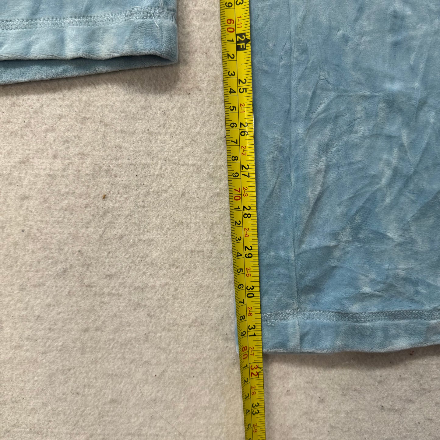Juicy Couture Women's Ice Blue Velour Flared Track Pant Rhinestones Logo Size XL
