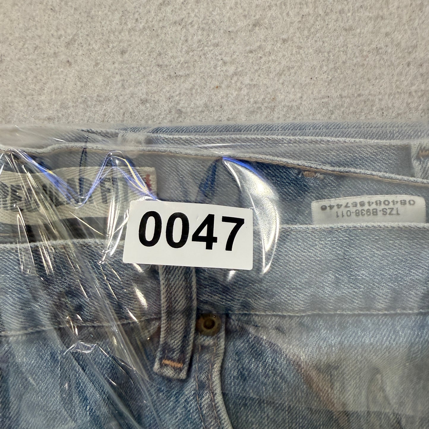 Bailey's Point Men's Blue Regular Fit Denim Jeans Zip-Fly Mid Rise Size 38x34