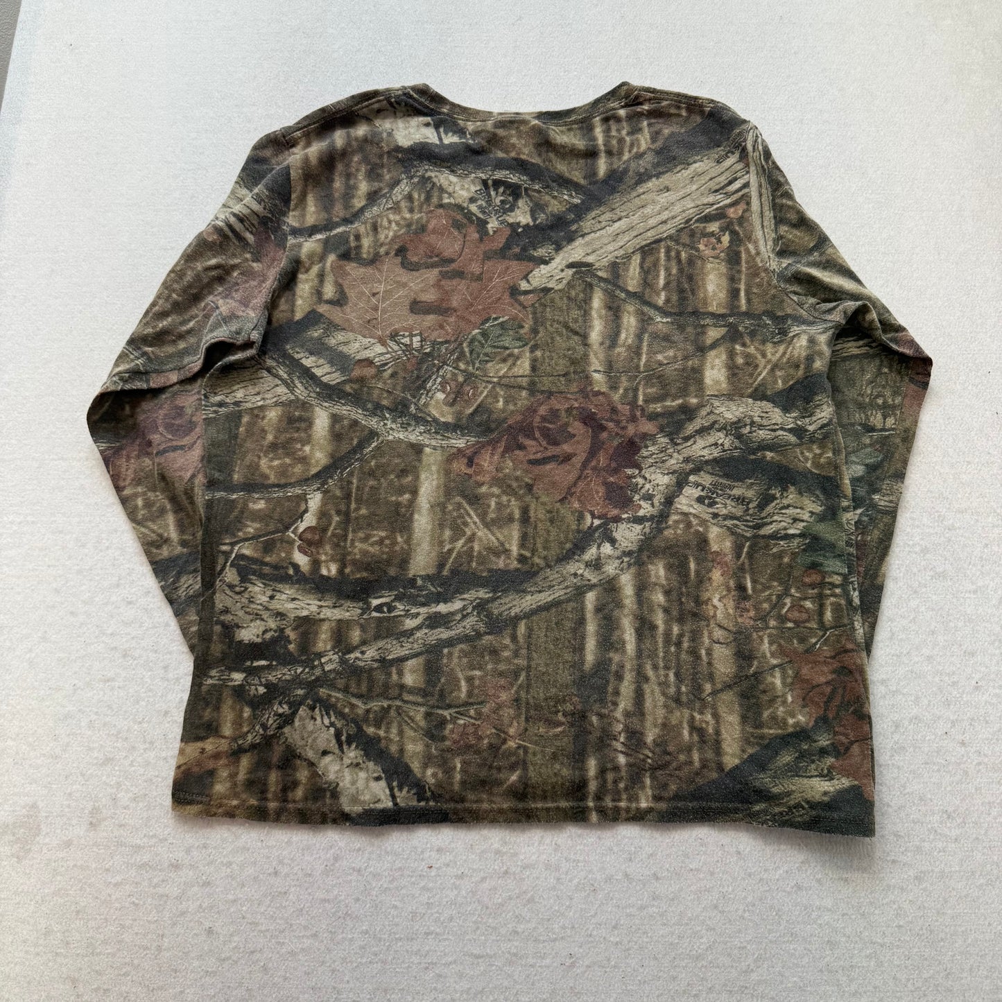 Mossy Oak Break Up Infinity Women's Green Camo Long Sleeve Shirt Outdoor Size L