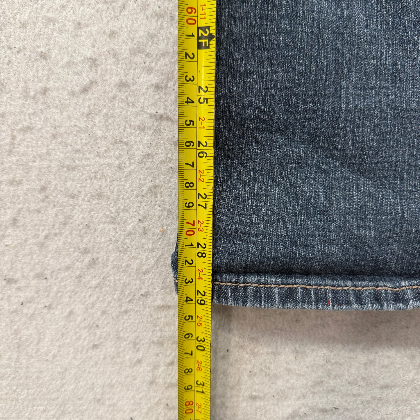 KUT From The Kloth Women's Blue Flared Denim Jeans Flap Back Pockets Size W32