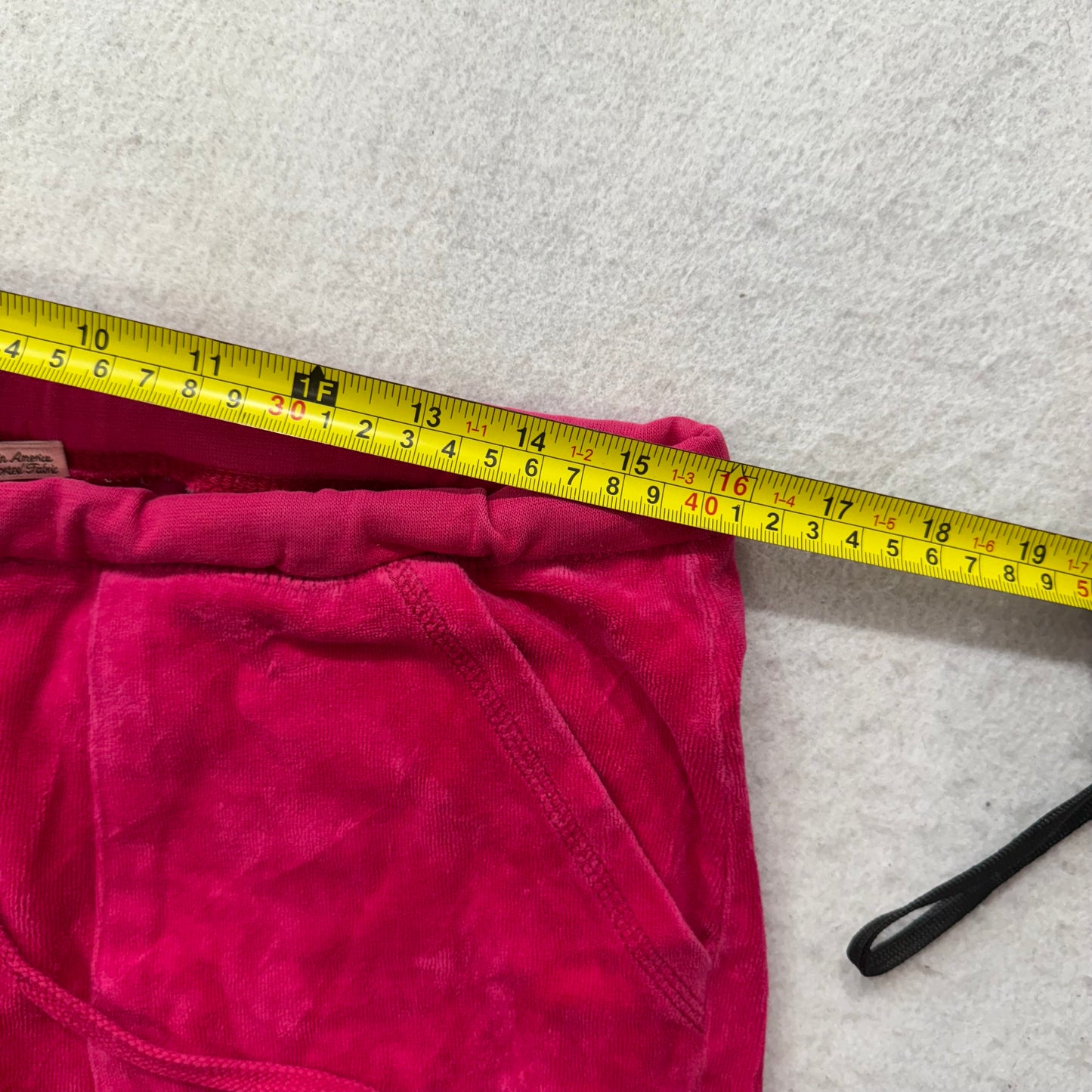 Vtg Juicy Couture Scottie Dogs Hot Pink Velour Tracksuit Set Snap Pockets Size L