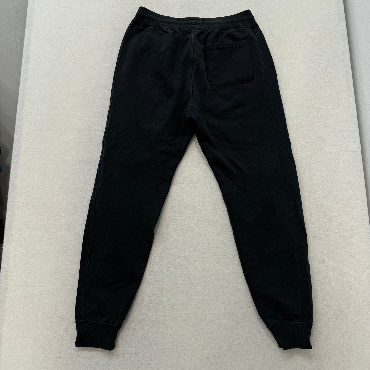 Abercrombie & Fitch Black Drawstring Jogger Pants Skull Logo Size XS