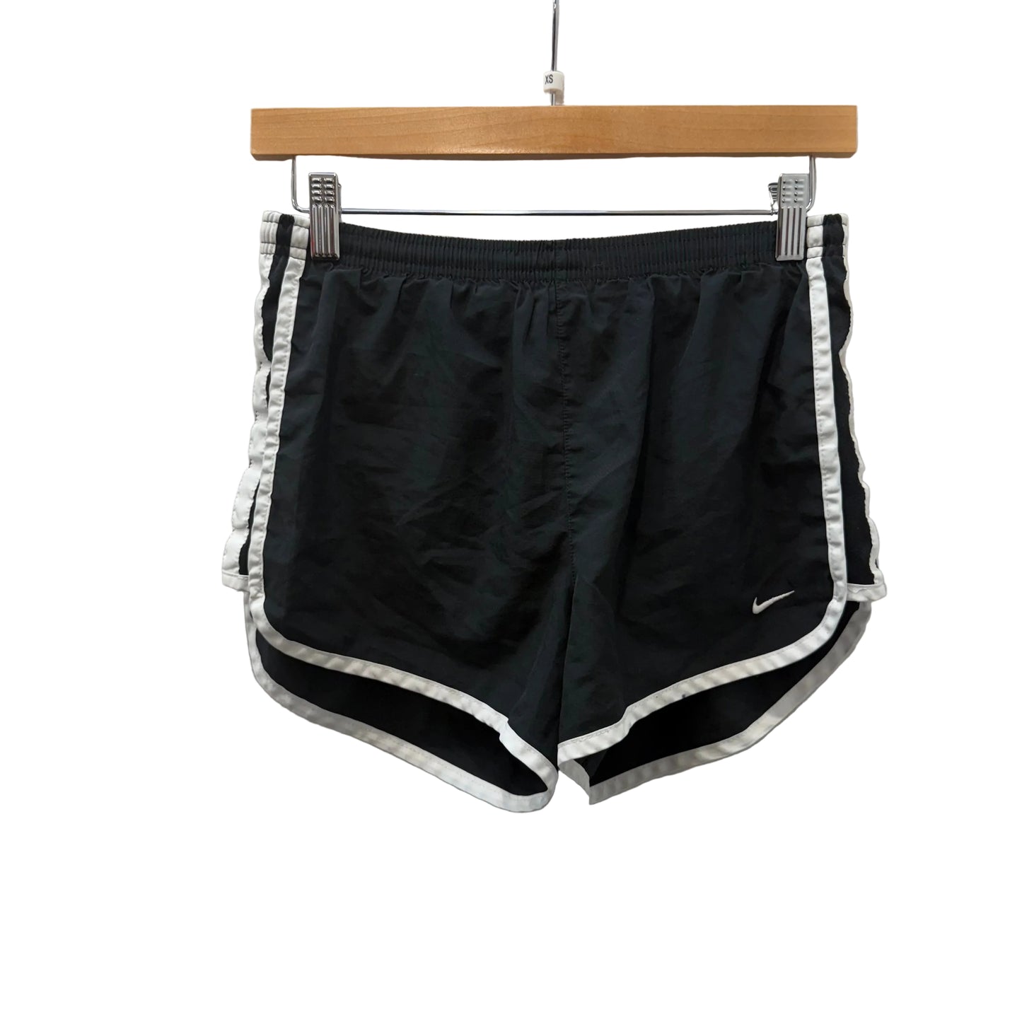 Nike Dri-FIT Tempo Women's Black Running Shorts Sportswear Swoosh Logo Size S