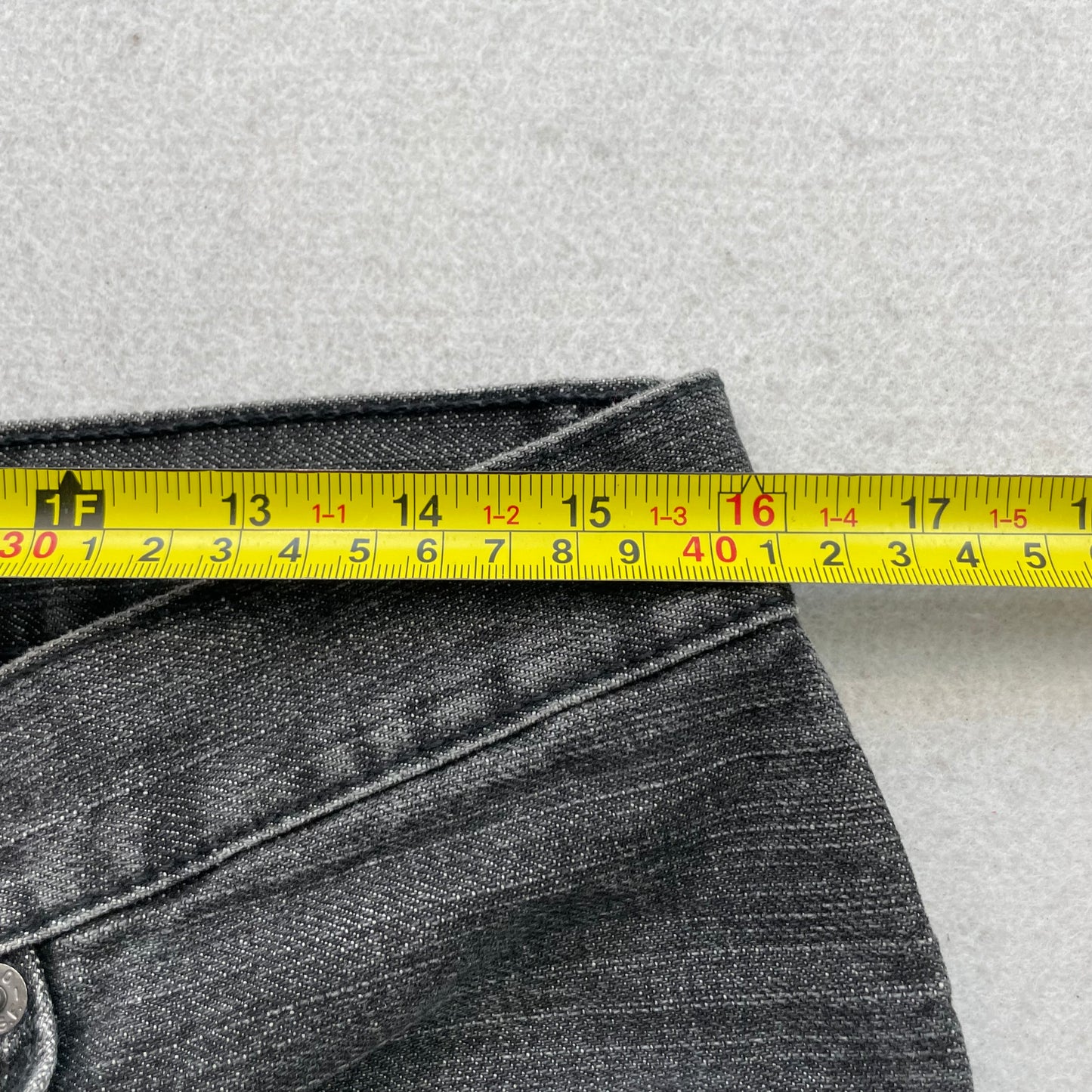 Levi's 505 Straight Fit Jeans Mens Black Denim Zip-Fly Pocket Classic Size 33x30