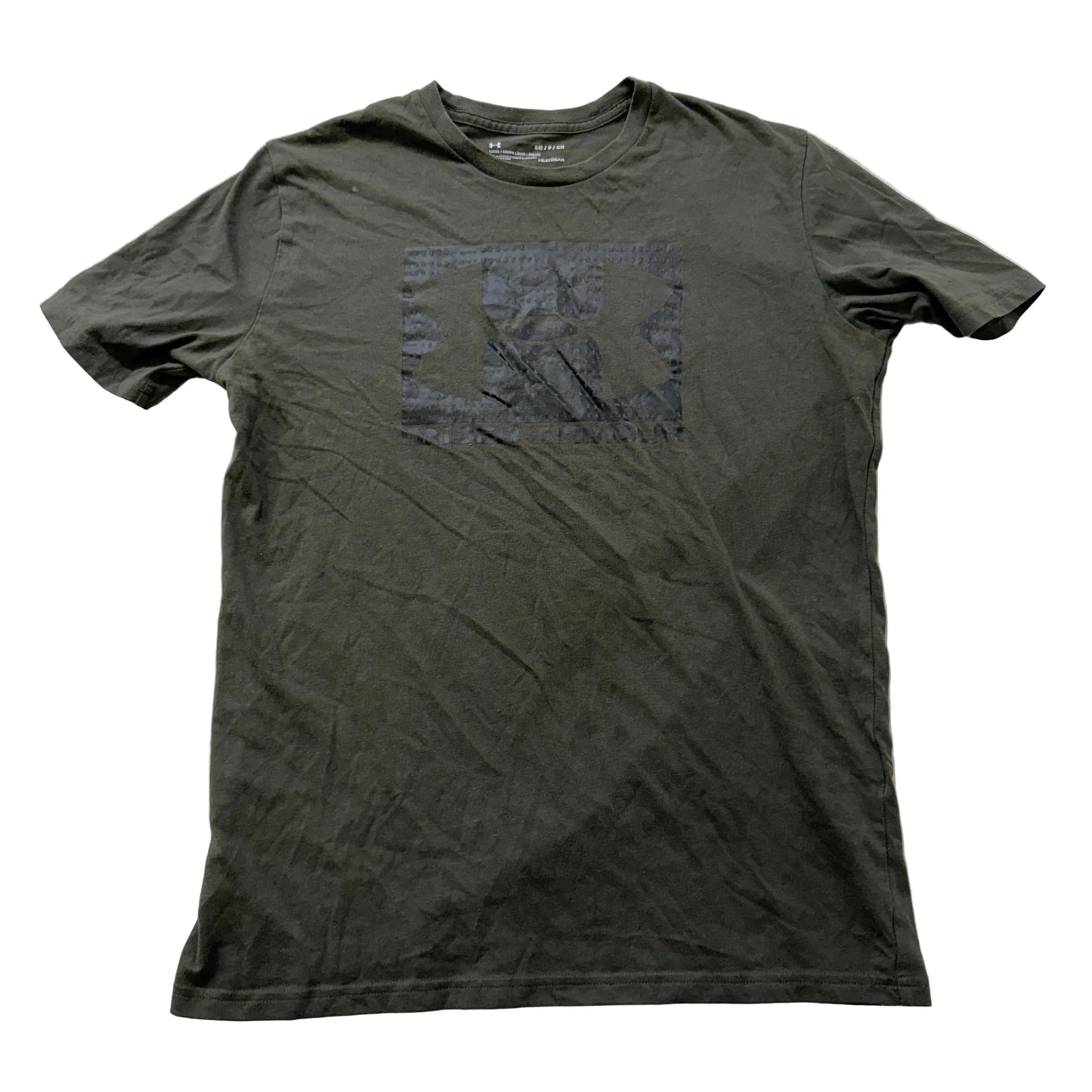 Under Armour Heatgear Men's Black Loose T-Shirt Short Sleeve Crewneck Size S