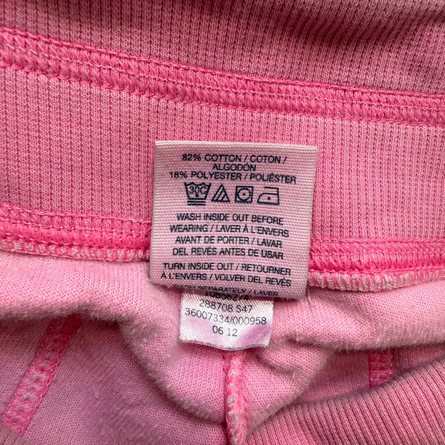 PINK Victoria's Secret Women Pink Velour Flare Track Pant Loungewear Y2K Size XS