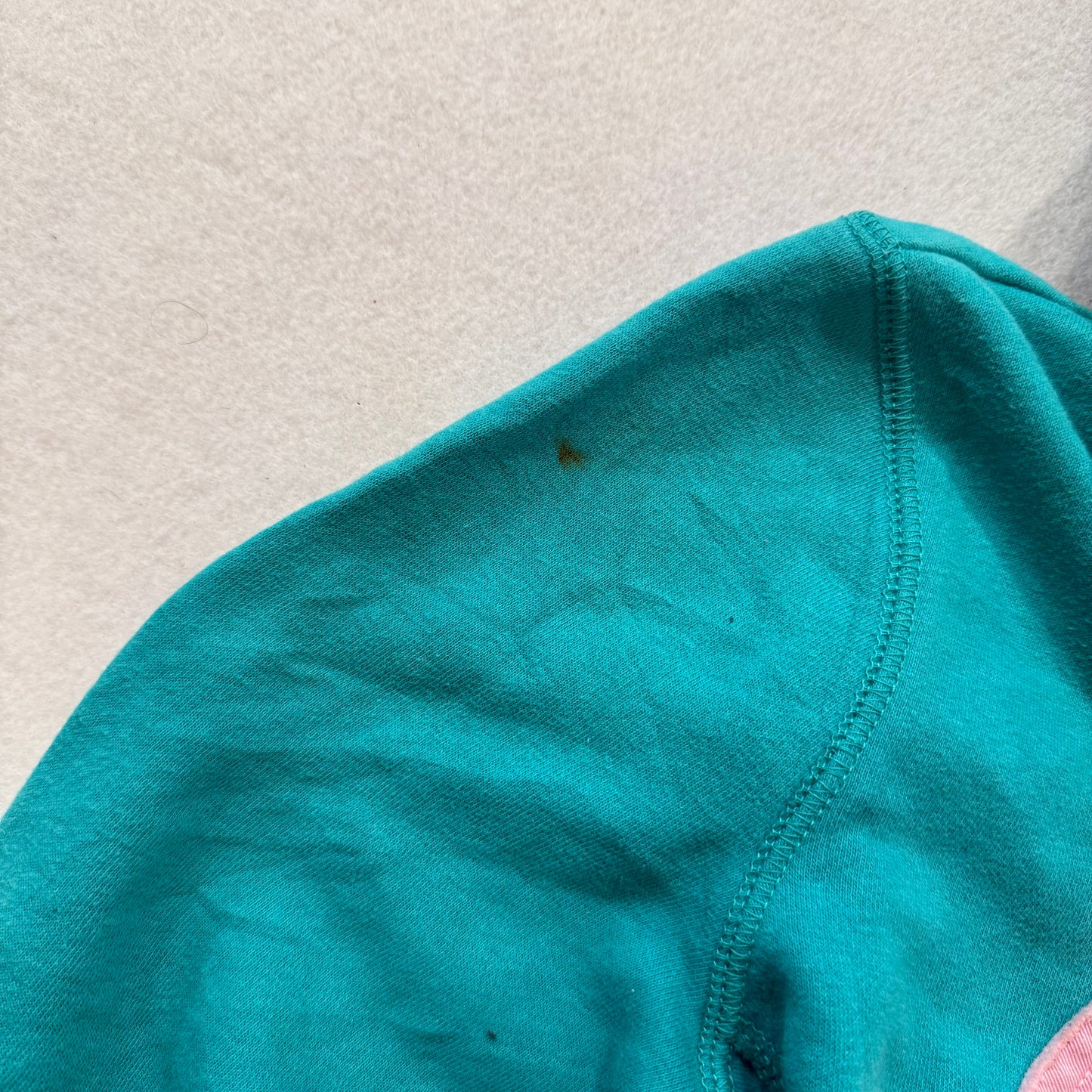 Aeropostale Teal Blue Embroidered Logo Full-Zip Hoodie Drawstring Classic Size S
