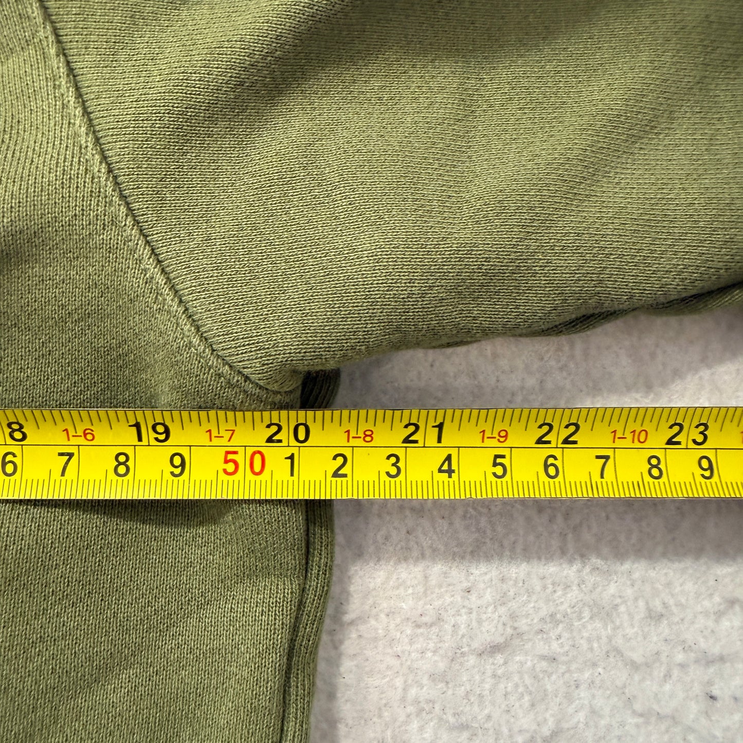 Adidas Men's Olive Green Fleece Hoodie Pullover Pockets Heavyweight Size W40