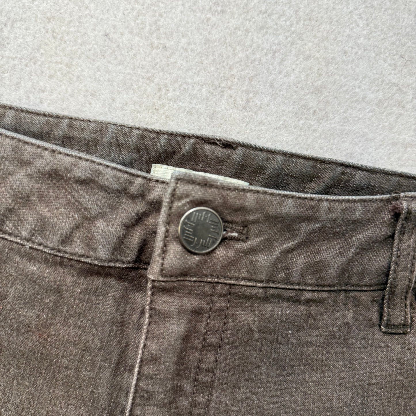 Gap Brown Corduroy Flare Pants Mid Rise Size 10