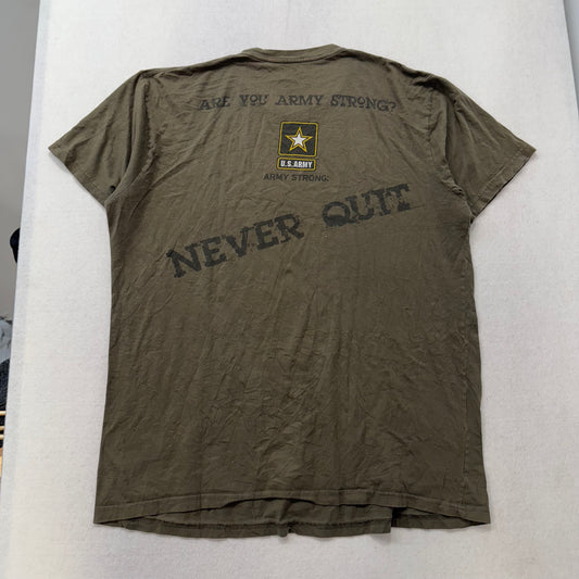 U.S. Army olive green graphic t-shirt size XL