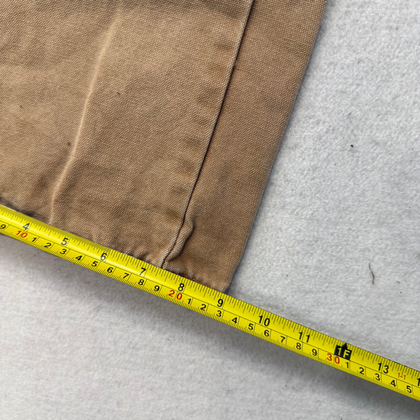 Dickies Men Tan Cotton Straight Leg Carpenter Pant Tool Pockets Workwear Size 36