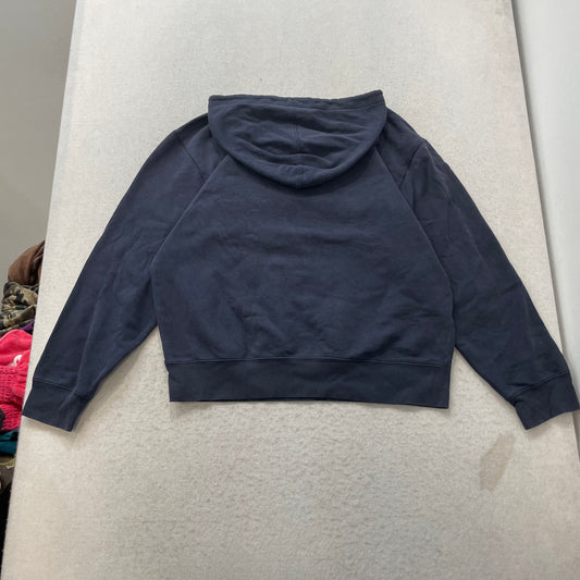Aeropostale Men's Navy Blue Pullover Hoodie Graphic Drawstring Pockets Size M