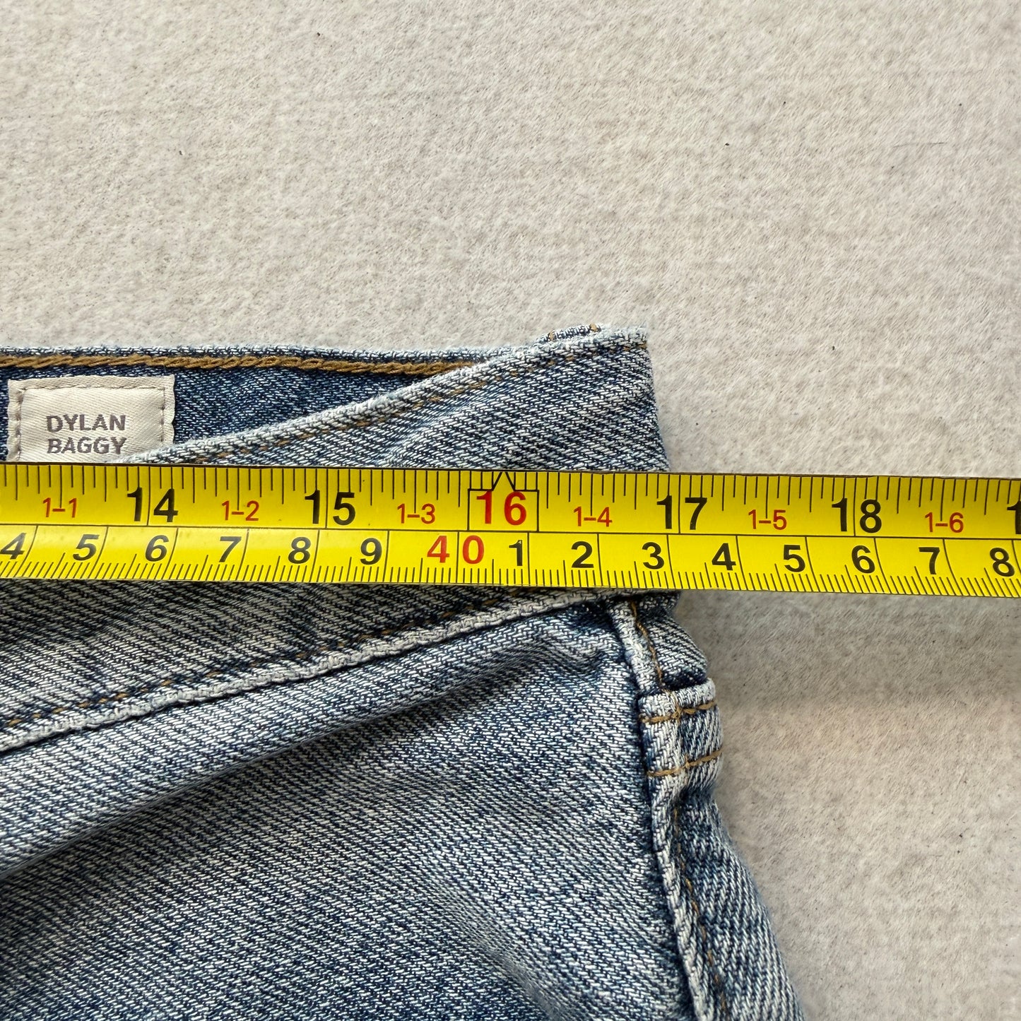 Pacsun Dylan Baggy Men's Blue Denim Jeans Streetwear Relaxed Fit Size W32xL32