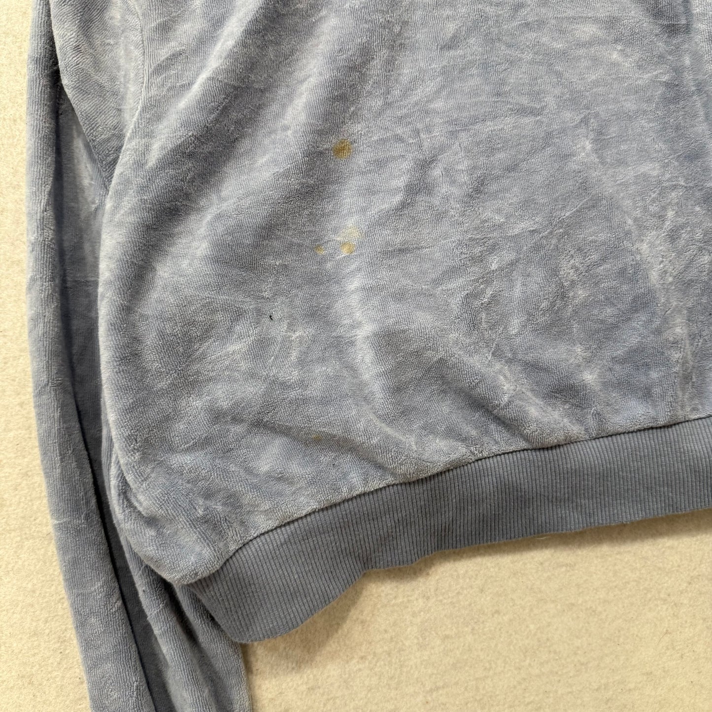 Playboy by Pacsun Women's Gray Velour Zip Up Cropped Fit Hoodie Logo Y2K Size S