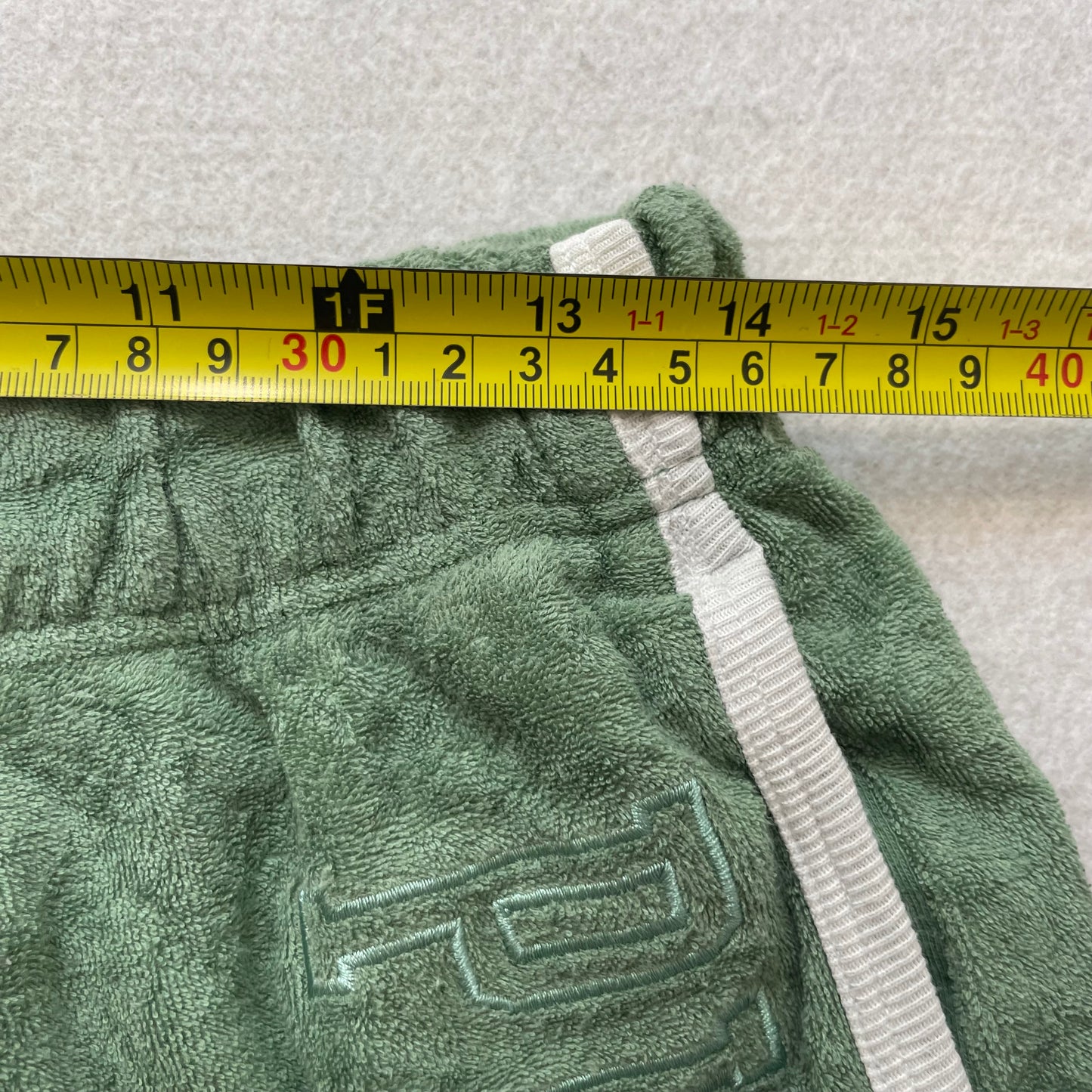 PINK Victoria’s Secret Women's Soft Pine Terry Cloth Varsity Shorts Beach Size L