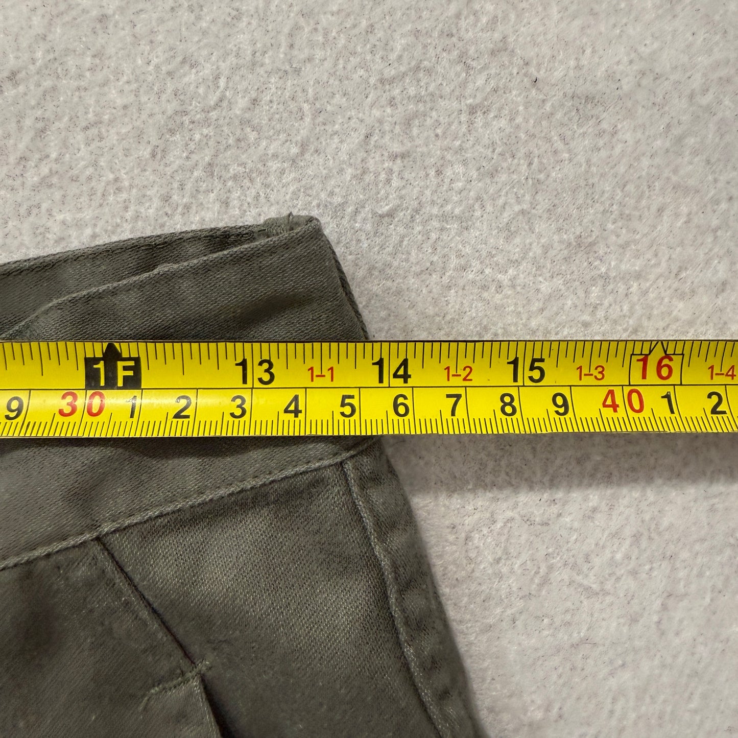 Vintage 1988 French Military F2 Men's Olive Field Pants Pockets Zip-Fly Size 72L