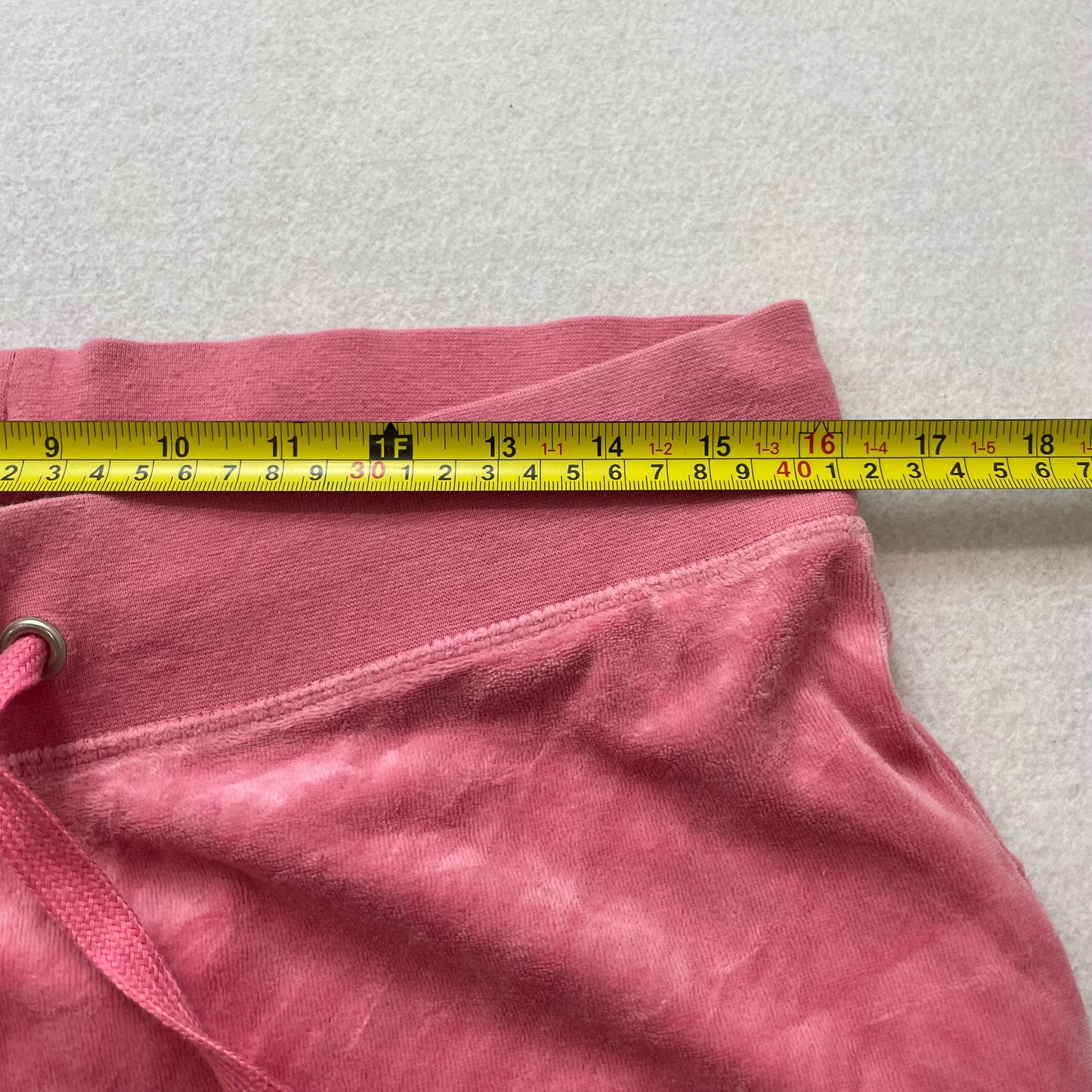 Juicy Couture Women's Candy Pink Velour Flared Track Pant Loungewear Y2K Size M