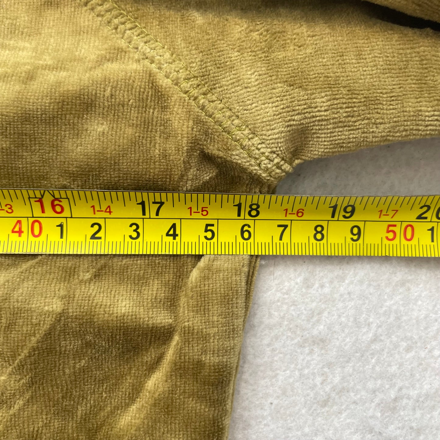 Vintage 2003 Juicy Couture Womens Olive Velour Zip-Up Track Jacket Pocket Size L