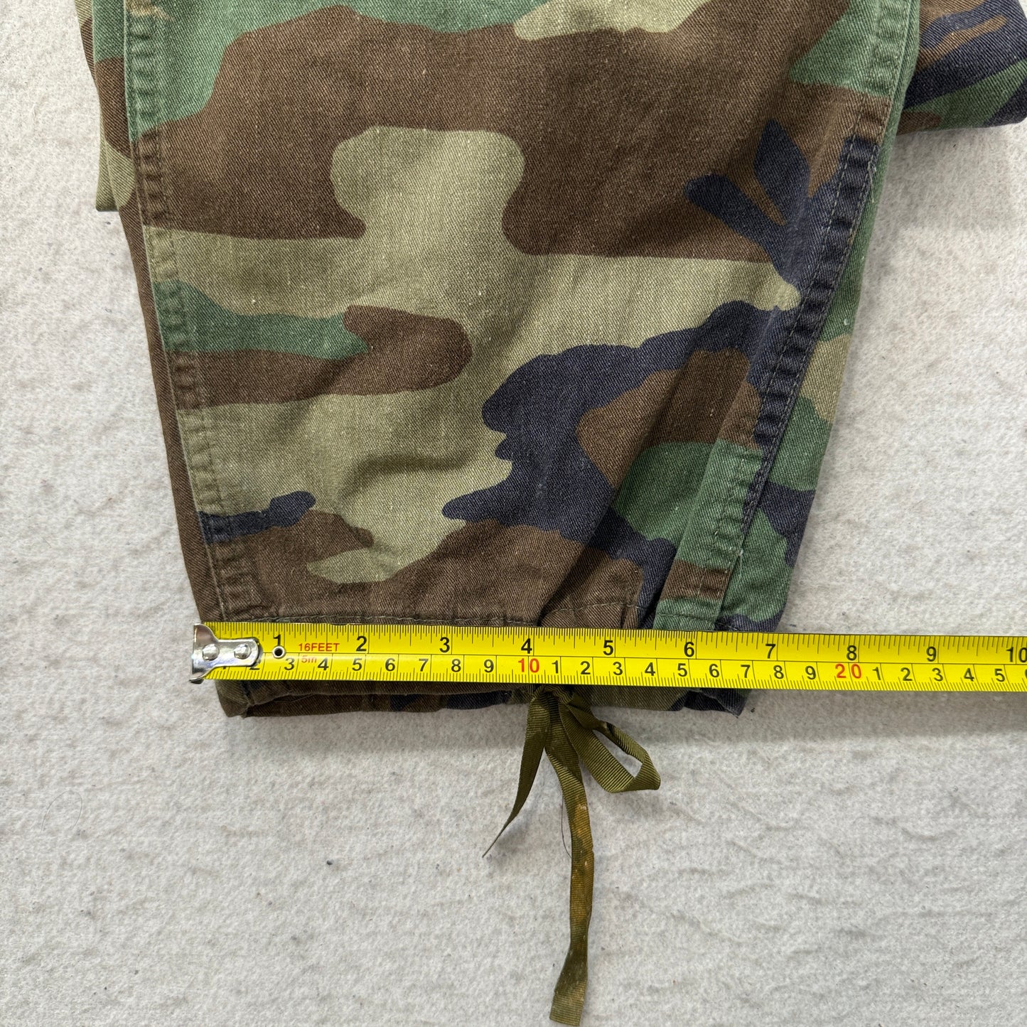 US Army M81 Woodland Mens Green Camouflage BDU Cargo Pants Regular Combat Size M