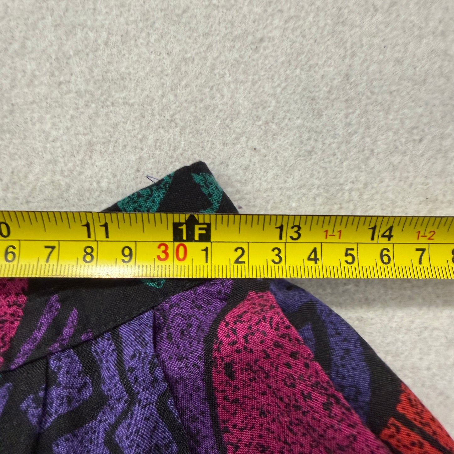 Vintage Worthington Skirt Women Multicolor Abstract Geometric Made in USA Size S