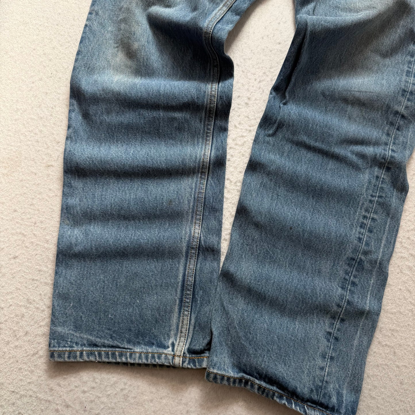 Levi's 501xx Mens Blue Cotton Denim Straight Jeans Button Fly Classic Size 38x36