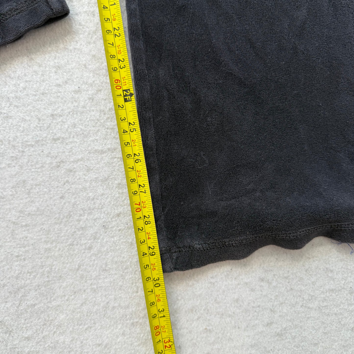 Vintage Juicy Couture Womens Charcoal Velour Flared Track Pant Drawstring Size L